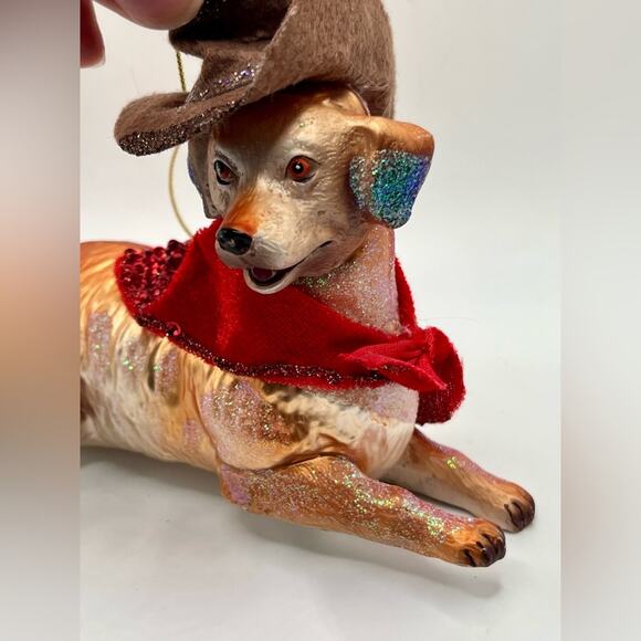 Christmas dog ornaments, set of 2 - Picture 9 of 10